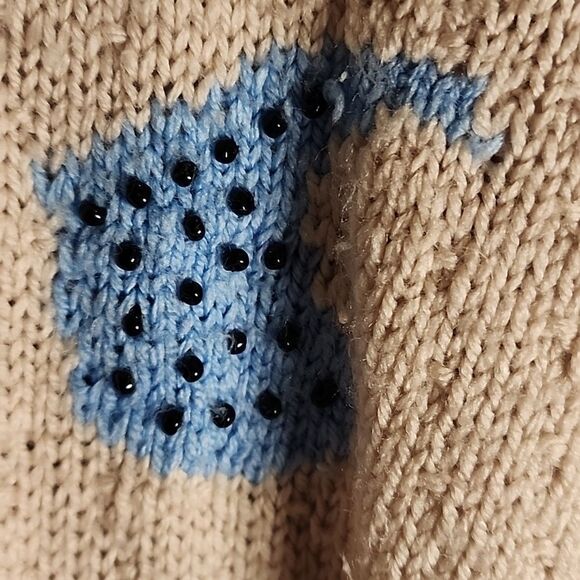 Quality Made Vintage Hand Knitted By Oma Sweater - Picture 7 of 9